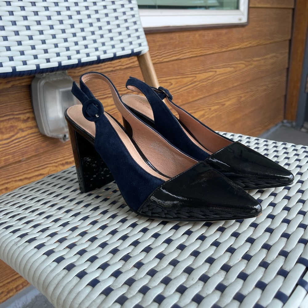 Halogen x Atlantic-Pacific Women's Slingback Pump Sz 7M - Picture 2 of 9